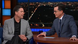 The Wu-Tang Clan opens for James Comey on an eventful <i>Late Show With Stephen Colbert</i>